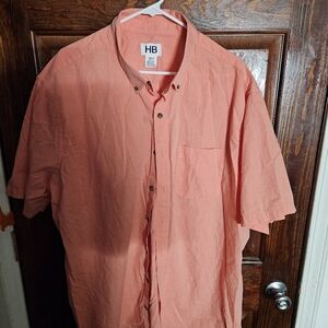 Mens Size 2xl Harbor Bay Short Sleeve Shirt.Like New Condition